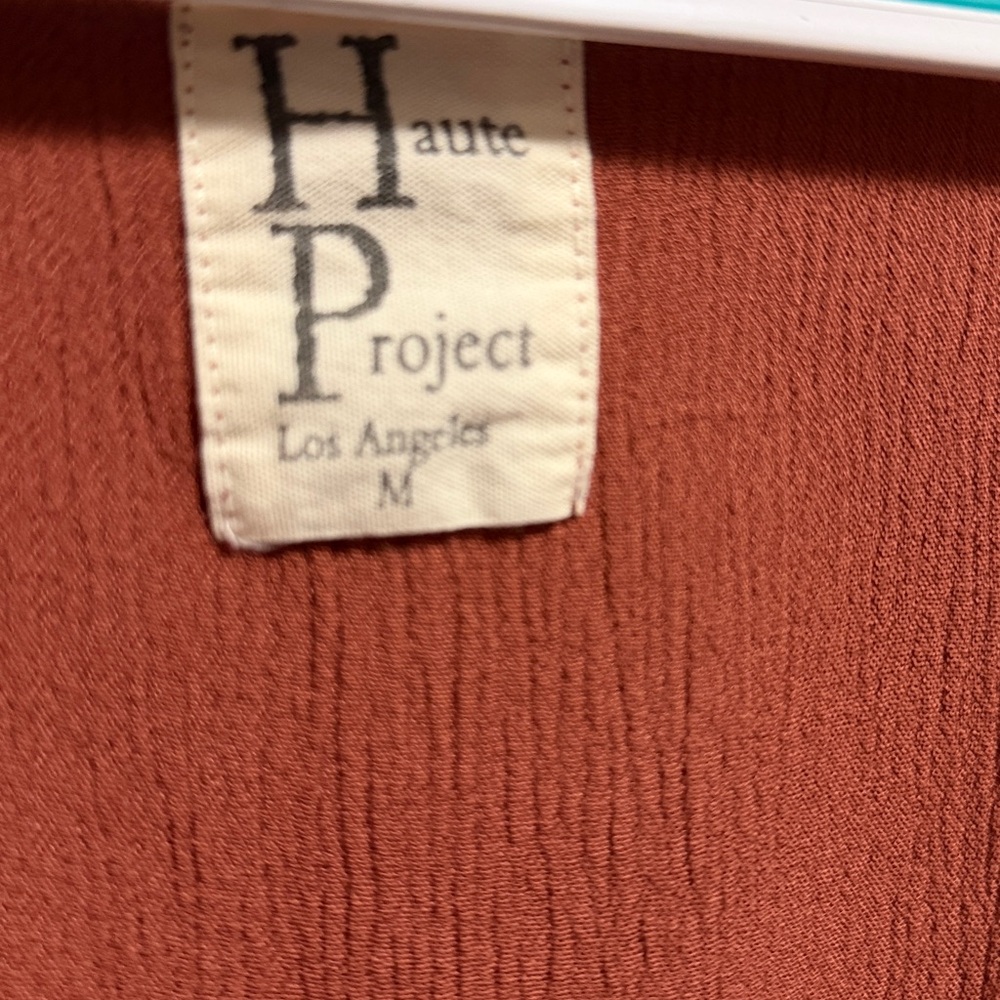Vintage HAUTE PROJECT LOS ANGELES COVER-UP SIZE MEDIUM 💯 Rayon - Picture 5 of 10